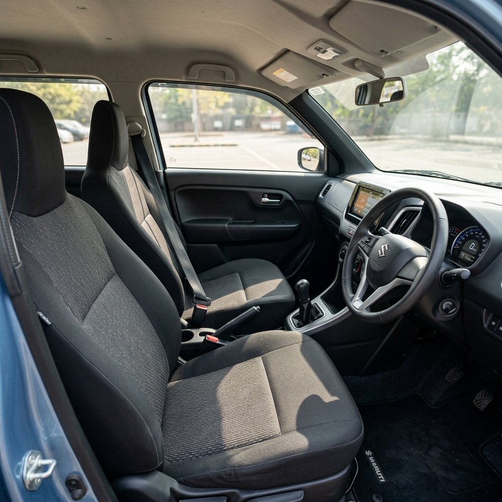 Maruti WagonR 2025 Front Seats Side View